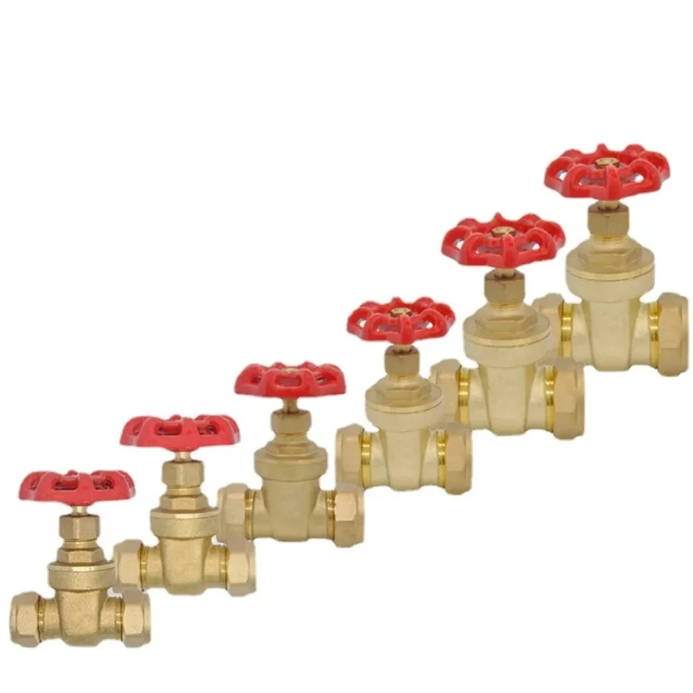 Fit 15mm 22mm 28mm 35mm 42mm OD rura miedziana kompresja unii mosiężna zasuwa odcinająca przełącznik dla hydraulika woda pompa grzewcza izolacja — zdjęcie 5