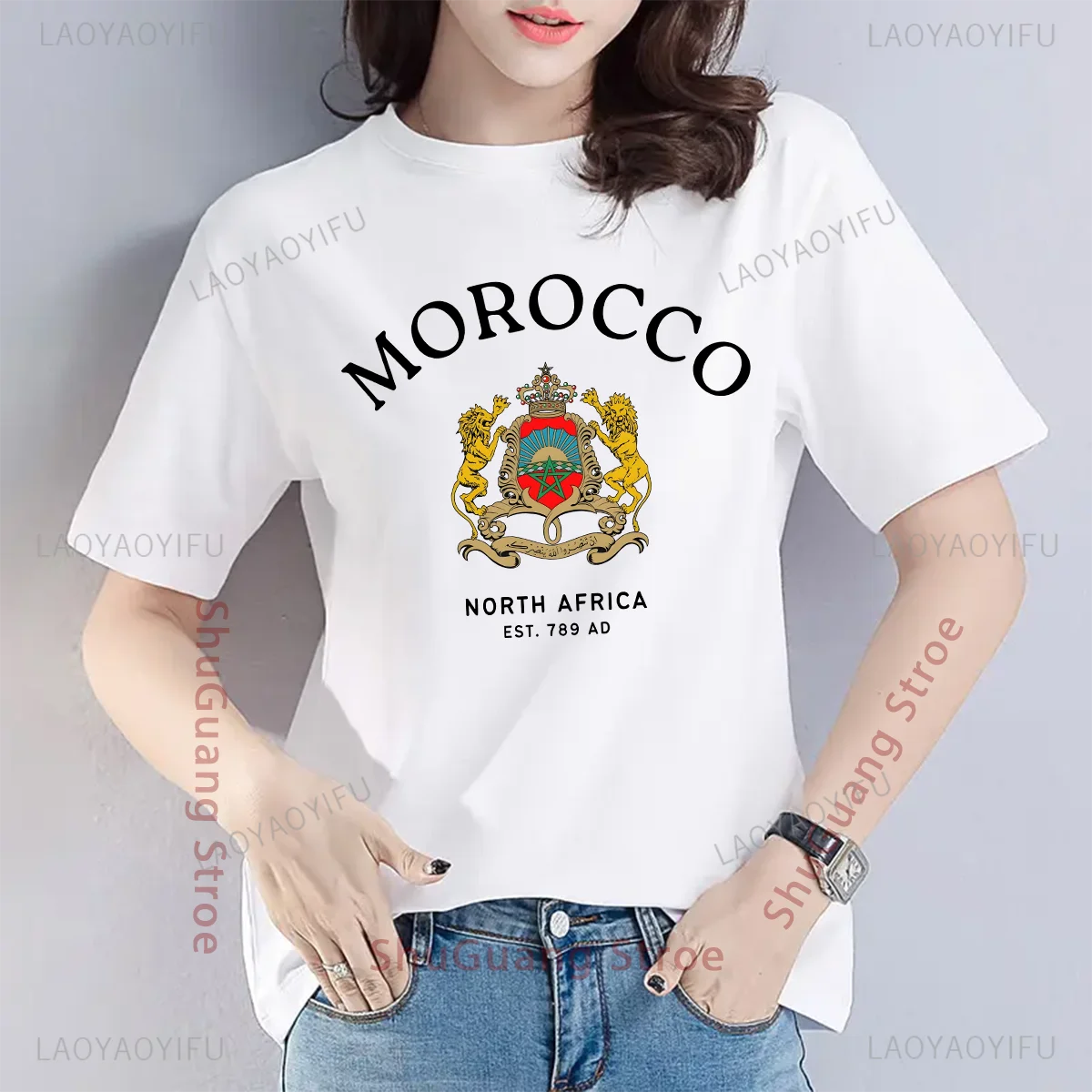 Moro cco T Shirt for Men Vintage Style Streetwear Women Clothes Unisex Graphic T Shirts Fashion Hipster Breathable Cotton Tee