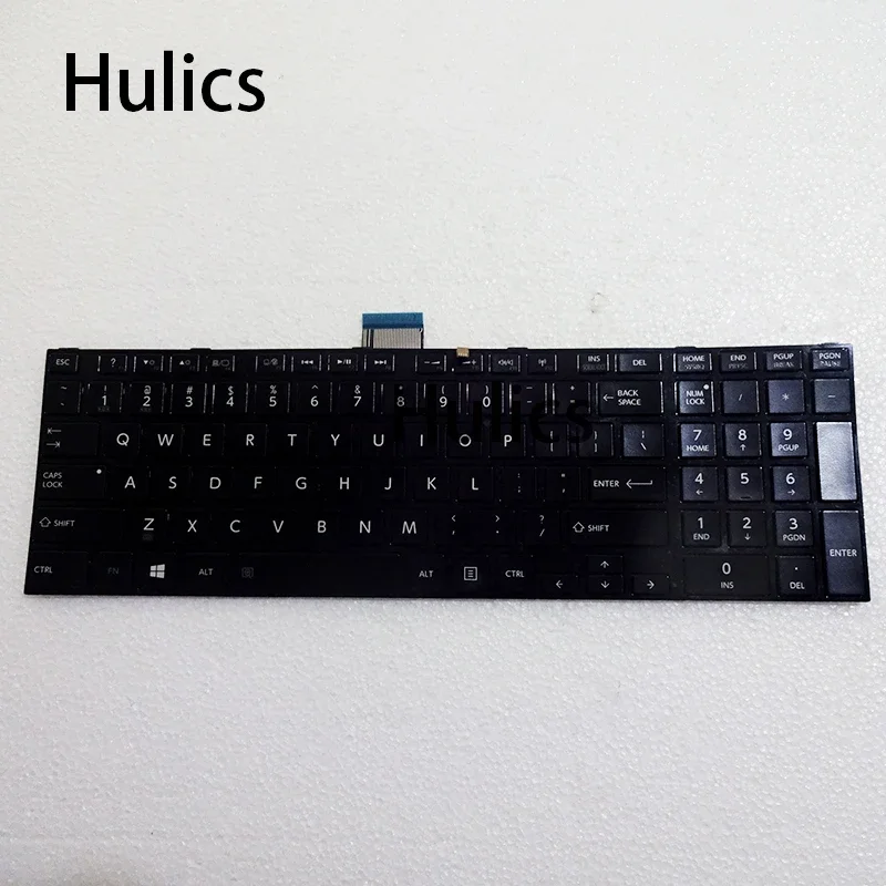 Hulics Used Keyboard For Toshiba Satellite S55T-A S55D-A S70-A S70D-A Laptop US  With Backlit