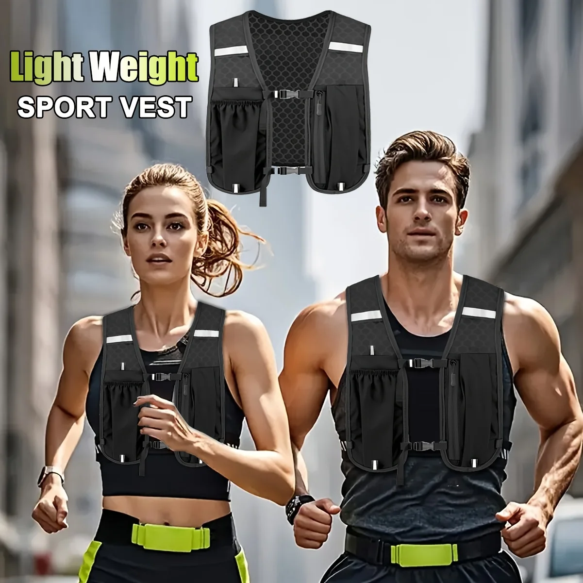 

Portable Lightweight Outdoor Sports Chest Waist Bag Running Hiking Cycling Free Storage For Phone Keys Coin Small Daily Goods