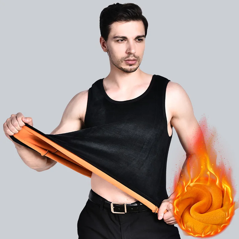 

Мужской термодвусторонний утепленный флисовый жилет, осенне-зимняя теплая эластичная рубашка с базовым слоем, облегающая внутренняя одежда, большой размер 6XL