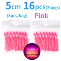2 bolsas rosas de 5 cm
