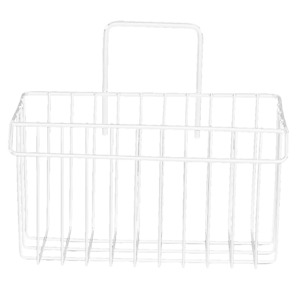 

Hanging Wall Iron Metal Storage Rack Large Capacity Wall-Mounted Drain Basket For Toiletries Spice Sundry Container Iron