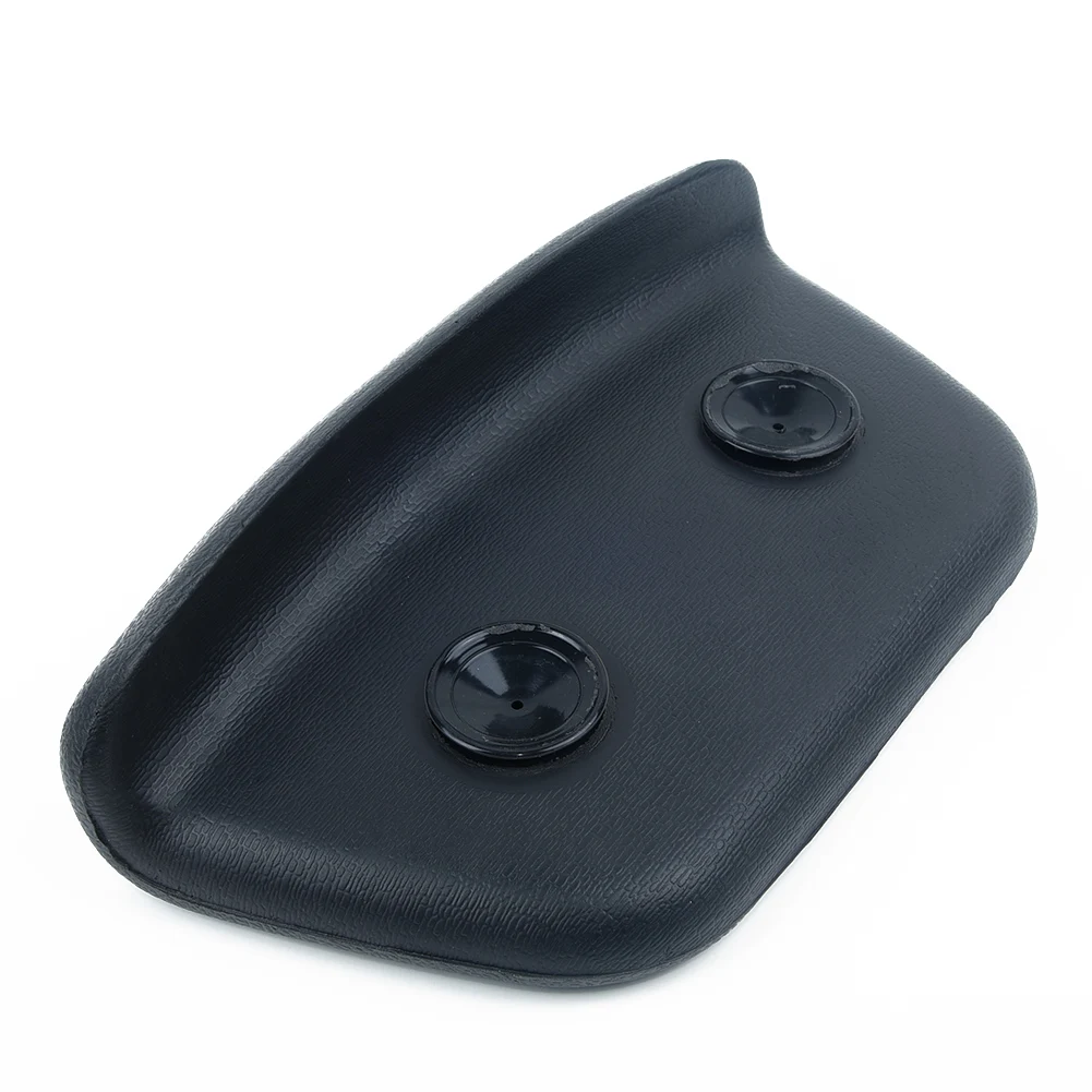 1pc Black PU Spa Bath Pillow Bathtub Headrest Neck Cushion Support Comfort Tub Holder Head Rest