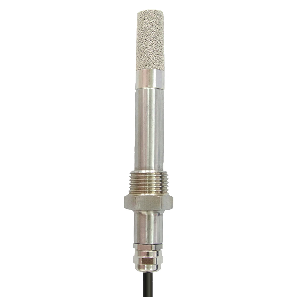 

Temperature Humidity Sensor Probe Cable Metal Copper Head Digital Capacitance Sensors SHT30 2M Length I2C RS485 Output