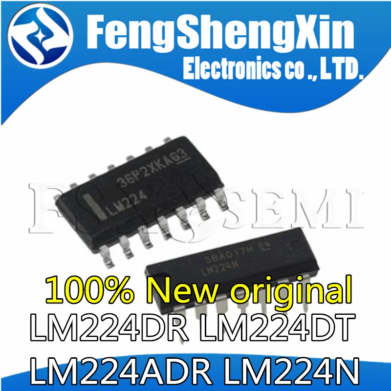 10pcs New LM224DR SOP-14  LM224DT SOP14  LM224ADR  LM224N DIP-14 operational Amplifier IC