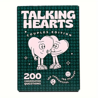 Romantic Couple's Conversation Starter Cards - 200+ Fun & Engaging Questions for Deepening Relationships, Ideal for Date Nights，