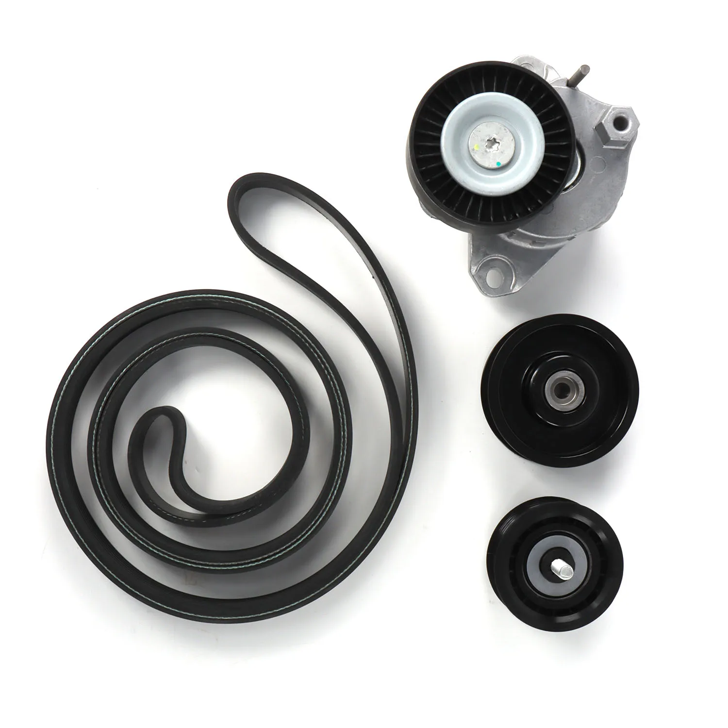 1 Set Belt Tensioner Pulley Kit A2722000270 0159972592 2722020619 for Mercedes C300 C350 E350 E550 Dodge Freightliner Sprinter