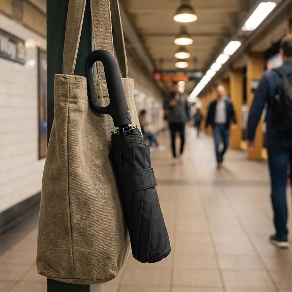 

Зонт-автомат складной, 105 см, ветроустойчивый, с 10 усиленными спицами, в корейском стиле, с модной застежкой.