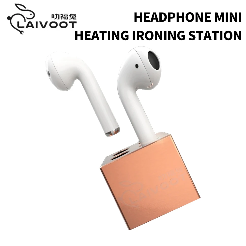 AIVOOT FT-04 Earphone Mini Heating Small Ironing Table for Airpods G1 G2 Heating, Desoldering Degluing Small Ironing Table Tool