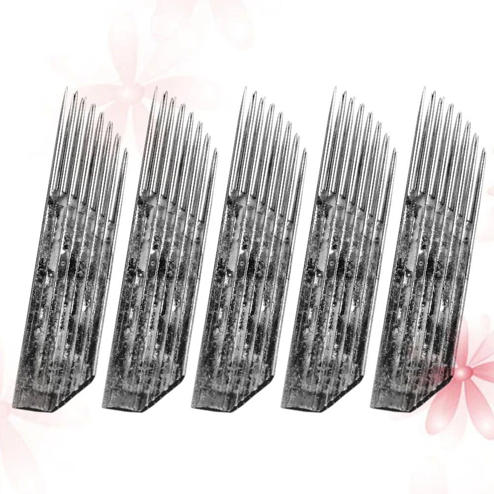 50 Pcs Needle V Select Needles Micropigmentation Blade Eyebrow Blades Curved Embroidery