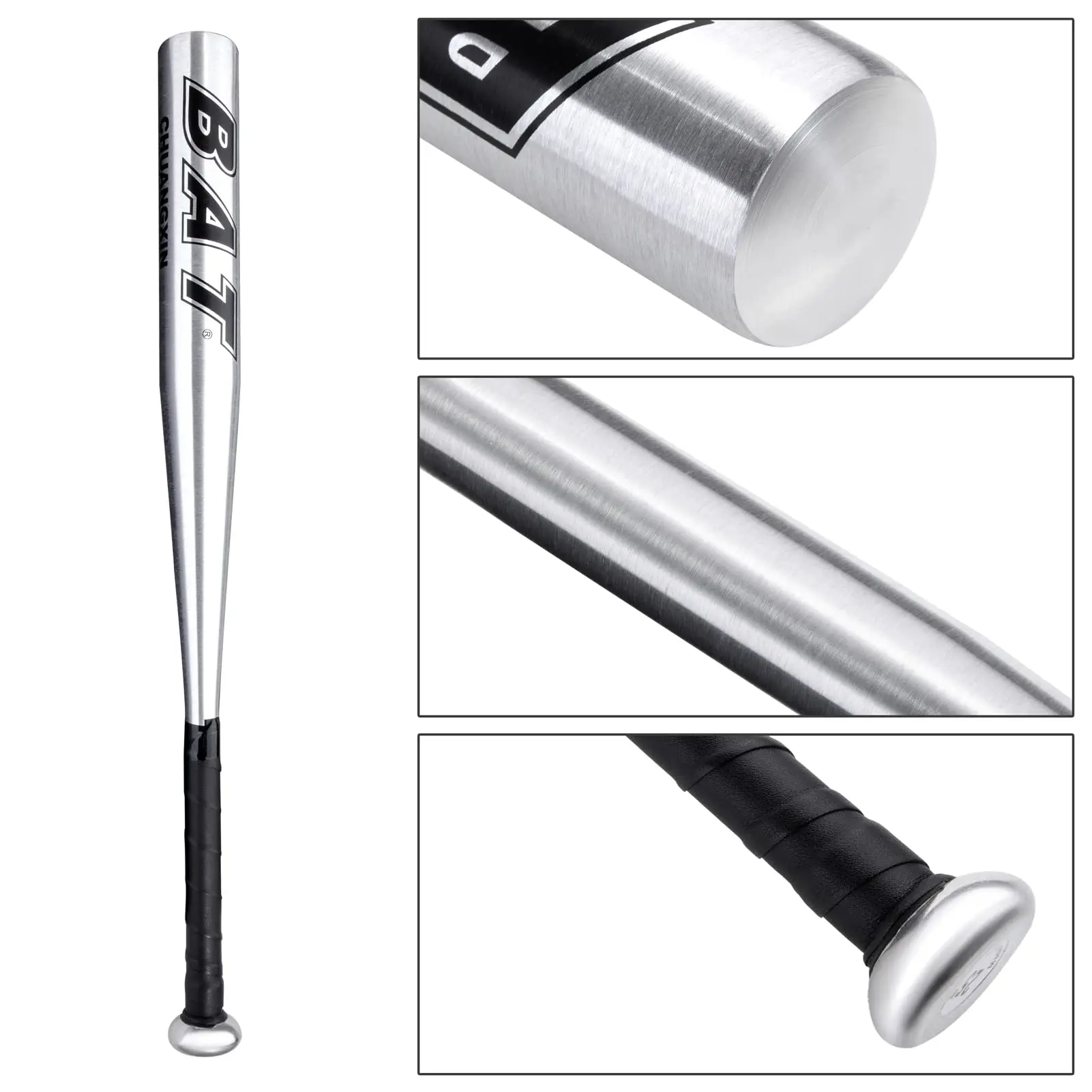 20 inch High Strenght Training Softball Baseball Bat Stick Aluminum Baseball Bat Bar Home Defense Self-Defense