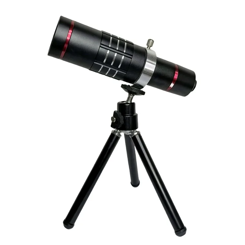 

18 times metal telephoto lens tube, general mobile phone telescope high definition high power low light concert