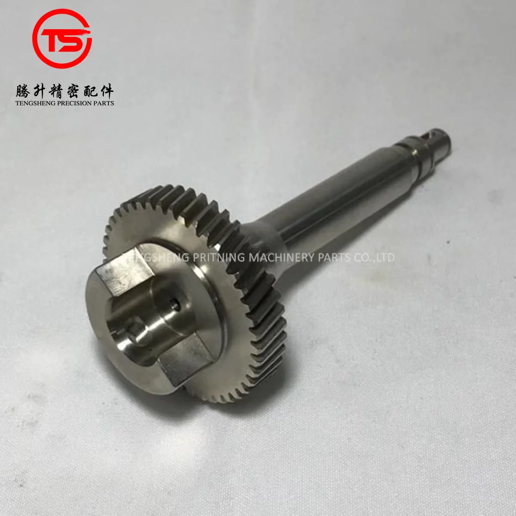 

M2.030.510 M2.030.013 Damping Roller Shaft Heidelberg SM74 PM74 Machine Water Roller Gear Shaft 38T