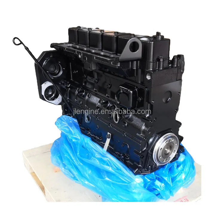 PC200-7 excavator motor 5.9l SAA6D102E-2 diesel base engine 6D102 long block