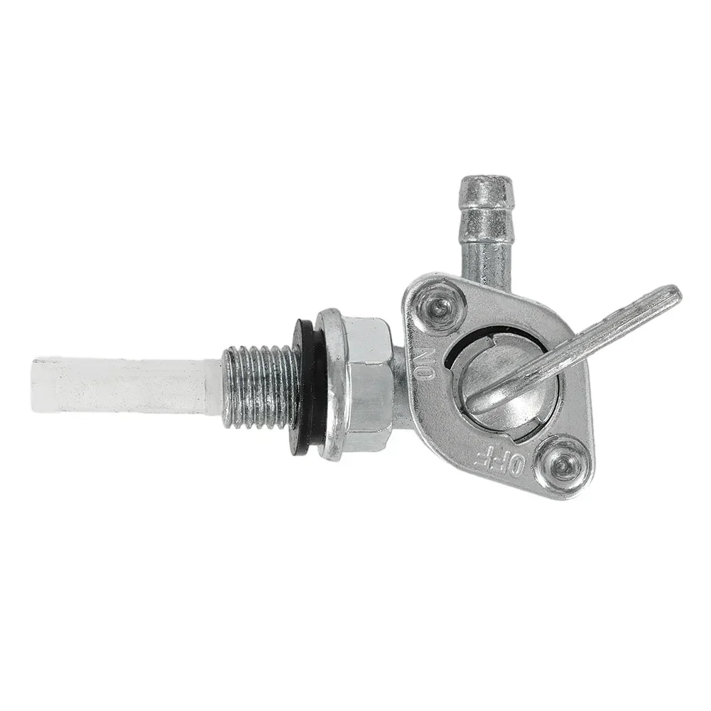 Brand New High Quality Switch Valve Fuel Parts Replacement Shut Off Silver Stainless Steel Universal 90 Degree