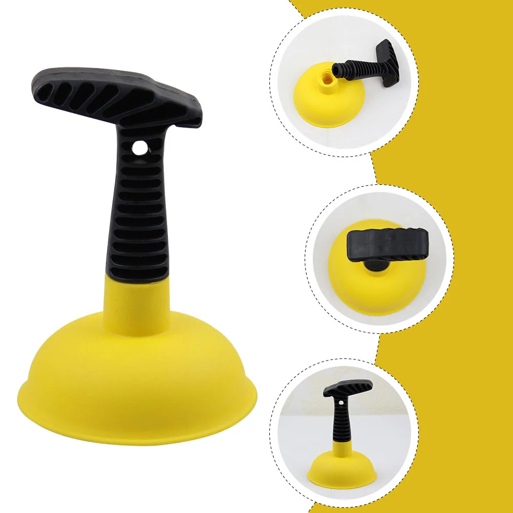 Clogged Toilet Plunger Kitchen Sink Suction Unclogged Tool Cleaning Drain Bowl Cleaner