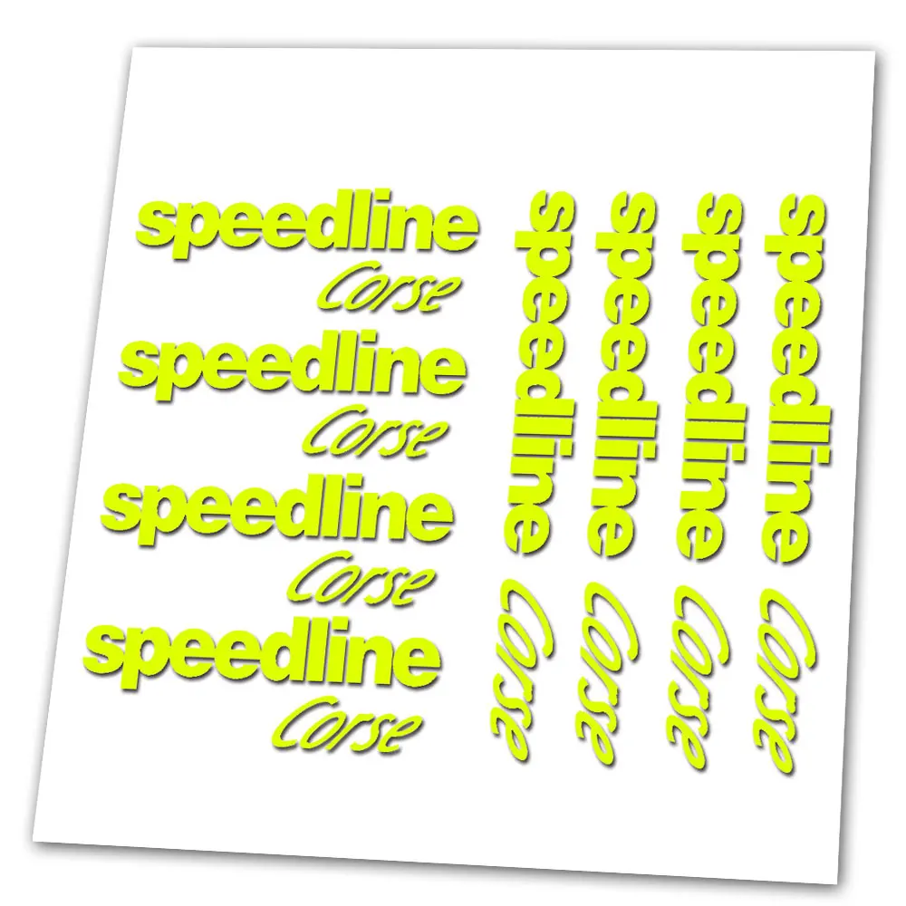 For SPEEDLINE CORSE VINYL DIE CUT GRAPHICS STICKER DECAL KIT