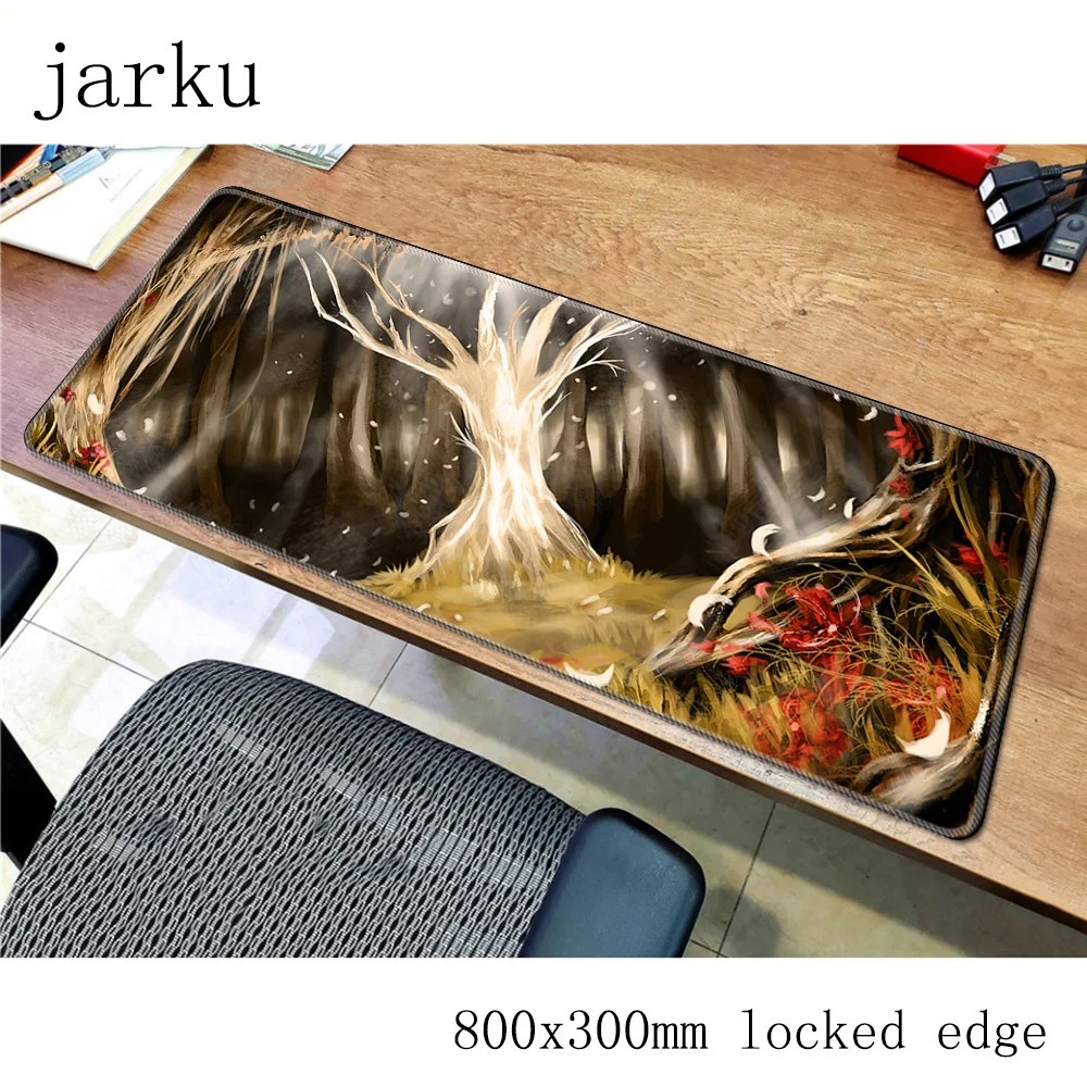 fantasy forest pad mouse Cartoon computer gamer mause pad 800x300X2MM padmouse Domineering mousepad ergonomic gadget desk mats