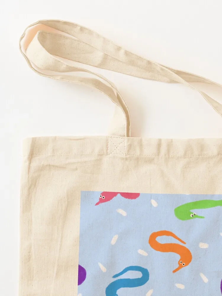 دودة على سلسلة بيبي! حمل حقيبة أكياس المتسوق حقيبة المتسوق النسائية حقيبة قماش مخصصة حقائب مخصصة #3