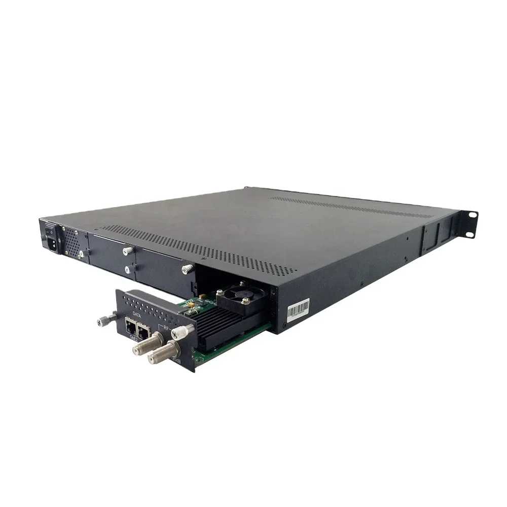 ITU-T J.83 Anexo A/B/C 16QAM catv modulador headend entrada IP com faixa de 6 MHz ou 8 MHz com