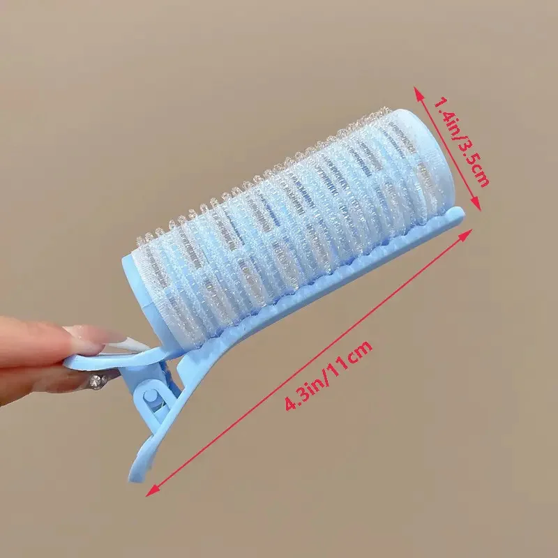 Fluffy Bang Hair Root Styling Rollers 1/2PCS, Traceless Self Grip Curling Barrel Clips, No Hurt Hair Volume Tools