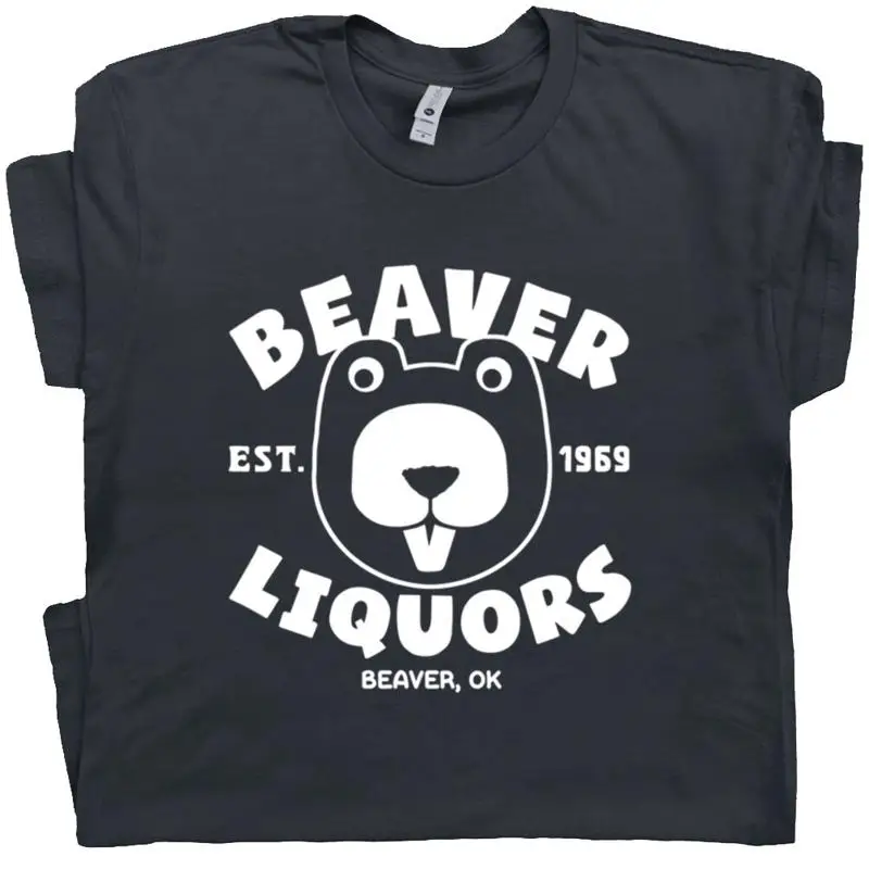 Beaver Liquors T Shirt Offensive Saying Rude Sexual Sex Dirty Slogan