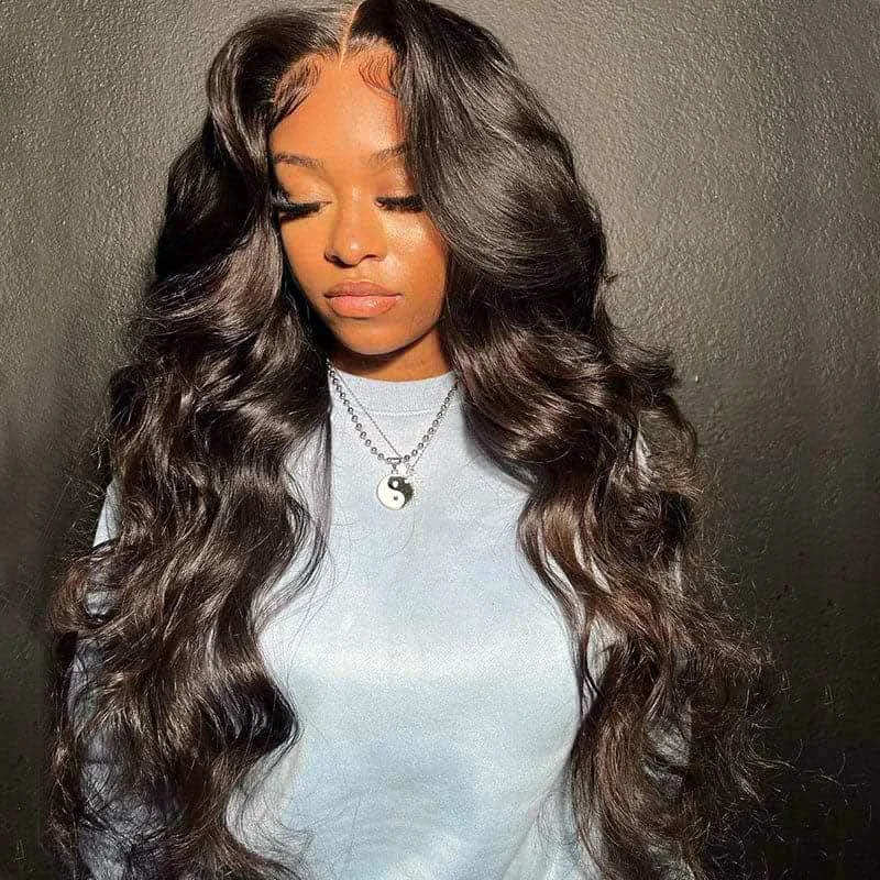 

13 x 6 HD Lace Frontal Wig Human Hair 12a Grade Human Hair Wigs 32 Inches Pre Plucked Lace Front Wig Human Hair