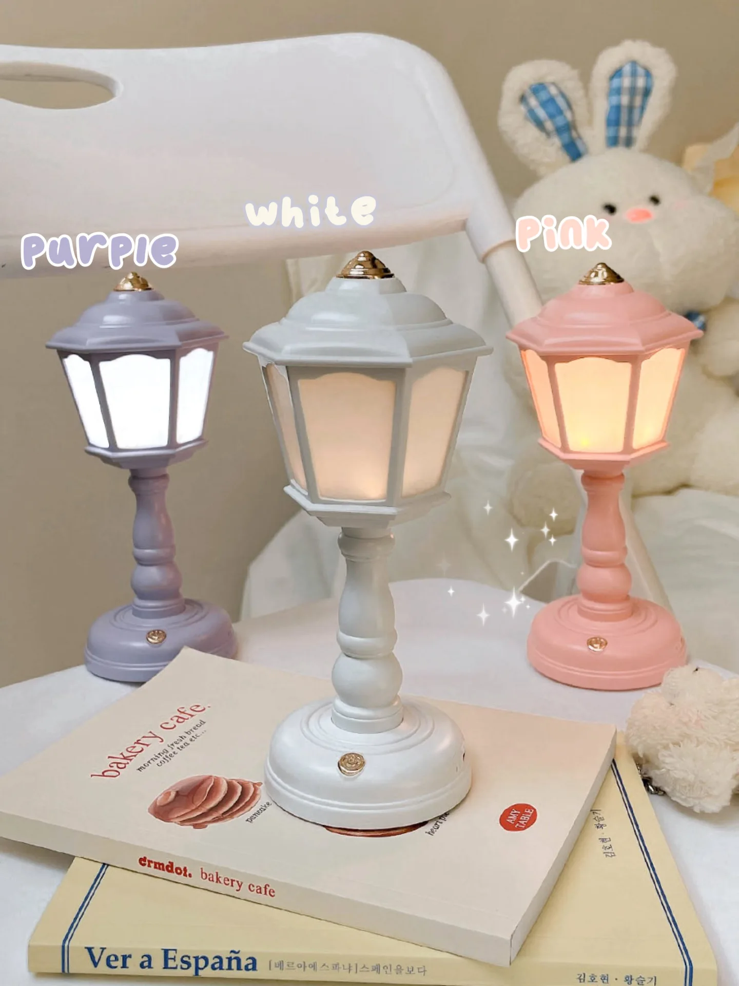 Dormitory Bedroom Sleep Lamp Desktop Usb Charging Bedside Lamp Decorative Small Ornaments