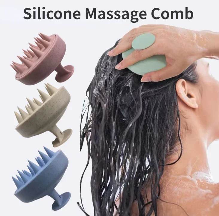 

Head Cleansing and Massage Wet and Dry Scalp Massage Brush Soft Massage Cushioned Airbag Non-invasive Scalp Deep Conditioning