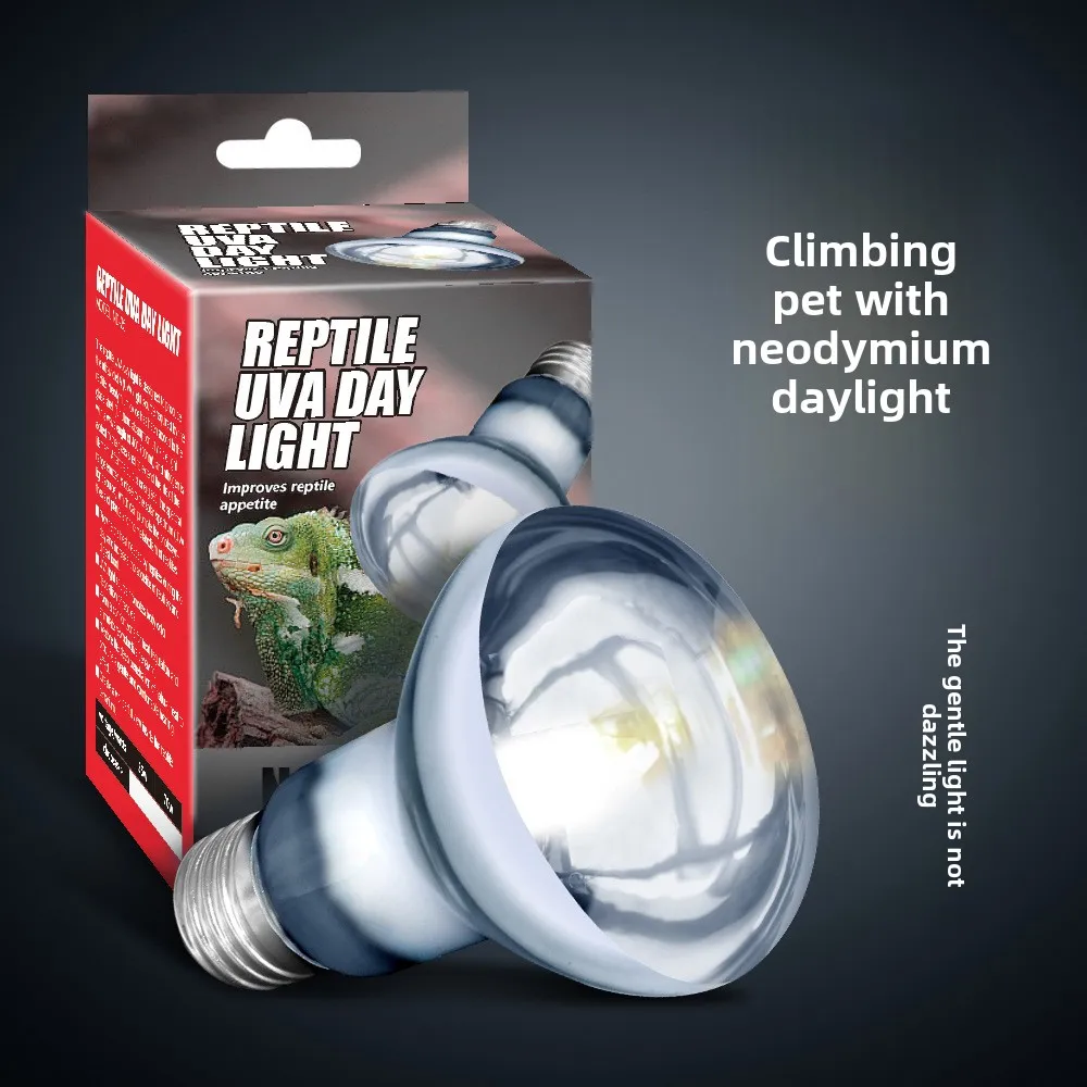 

NOMOY Reptile Basking Lamp - UVA Daylight Heat Bulb for Turtles&Frogs-Ceramic Socket Warming Light for Red-Eared Sliders&Geckos