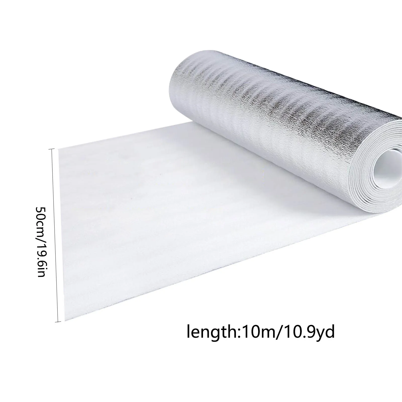 5/10m Radiator Reflective Film Wall Thermal Insulation Reflective Film Aluminum Foil Thermal Insulation Film Home Decoration