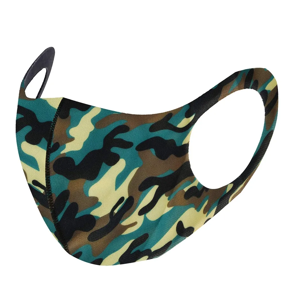 Reusable Cotton Camouflage Mask Fashionable Unisex Couple Washable Masks Comfortable Mask Suitable For Outdoor Activities