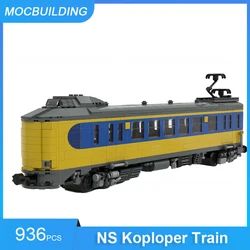 NS Koploper Train Transportation MOC Building Blocks DIY Assemble Bricks Educational Collection Display Xmas Toys Gifts 936PCS