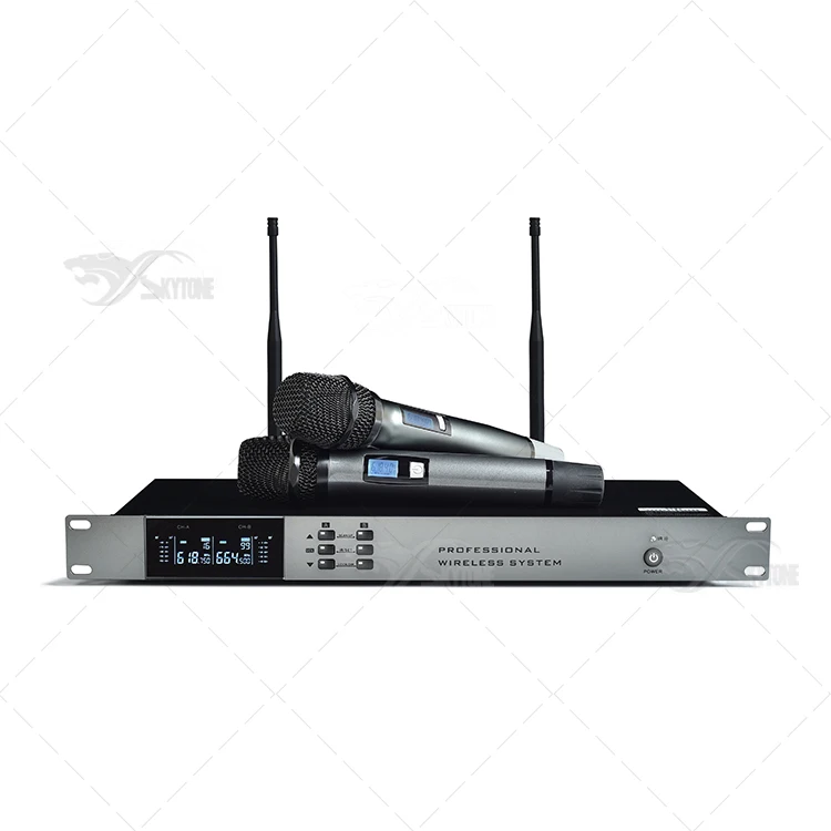 

ACT626/V31 Dual Channel Wireless Microphones , 2CH UHF Wireless Microphone, Double Handheld