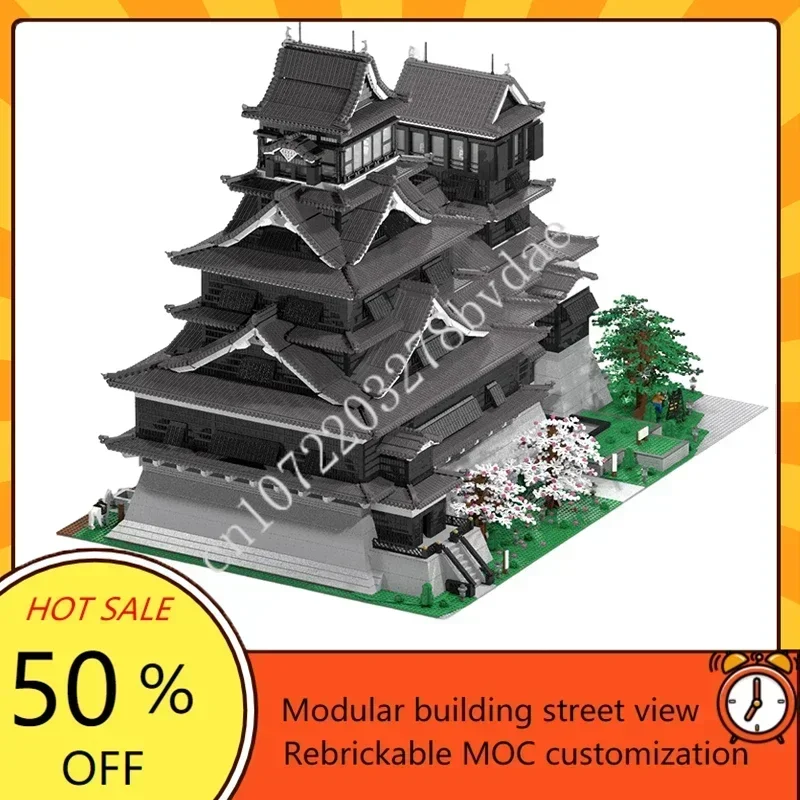 43893PCS Kumamoto Castle Modular MOC Creative street view Model Building Blocks Architecture Education Assembly Model Toys Gifts