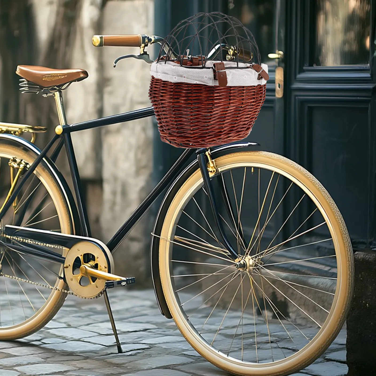 

Корзина для велосипеда: передняя на руль, задняя на раму, для взрослых велосипедов, для перевозки собак и домашних животных (для женщин)