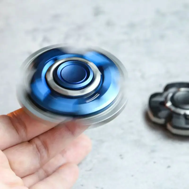 TQ الفولاذ المقاوم للصدأ الإجهاد الإغاثة كرنك اليد EDC تململ سبينر الكبار أدهد تململ لعبة أدهد التركيز أداة القلق الإغاثة لعبة هدية #4