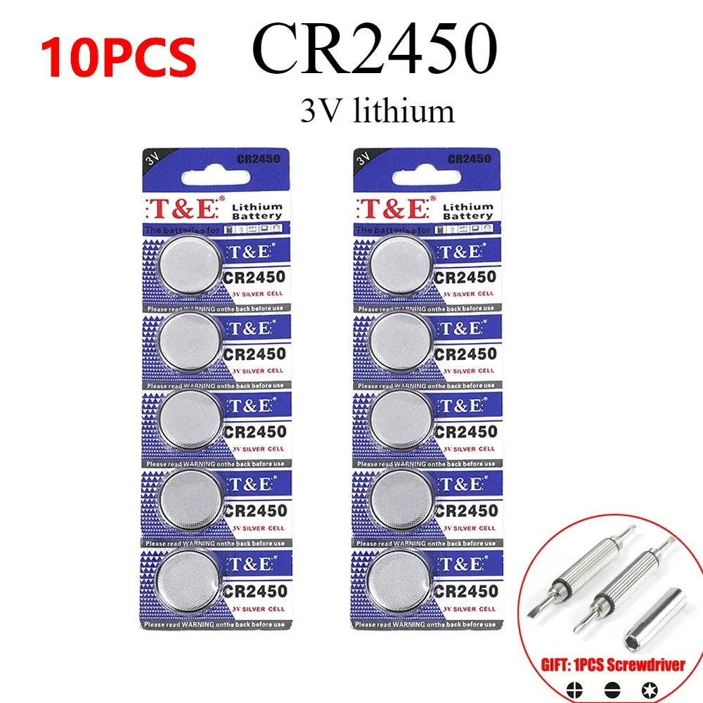 2-50PCS CR2450 ปุ่มนาฬิกาแบตเตอรี่KCR2450 5029LC LM2450 DL2450 ECR2450 BR2450 CR 2450 3V 600MAhแบตเตอรี่ลิเธียมเซลล์แบบเหรียญ
