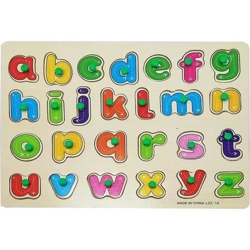 TOYS & TOYS Wooden Letters And Yazilişlari 26 Piece Pultak Educational Puzzle