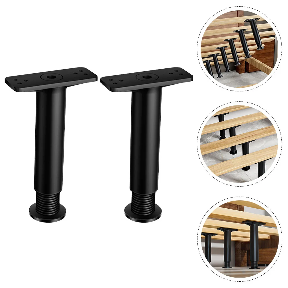 

2pcs Center Leg 5.89 To 9.84In Adjustable Height For Bed Frame Support Leg Bed Frame Center Support Adjustable Furniture Legs