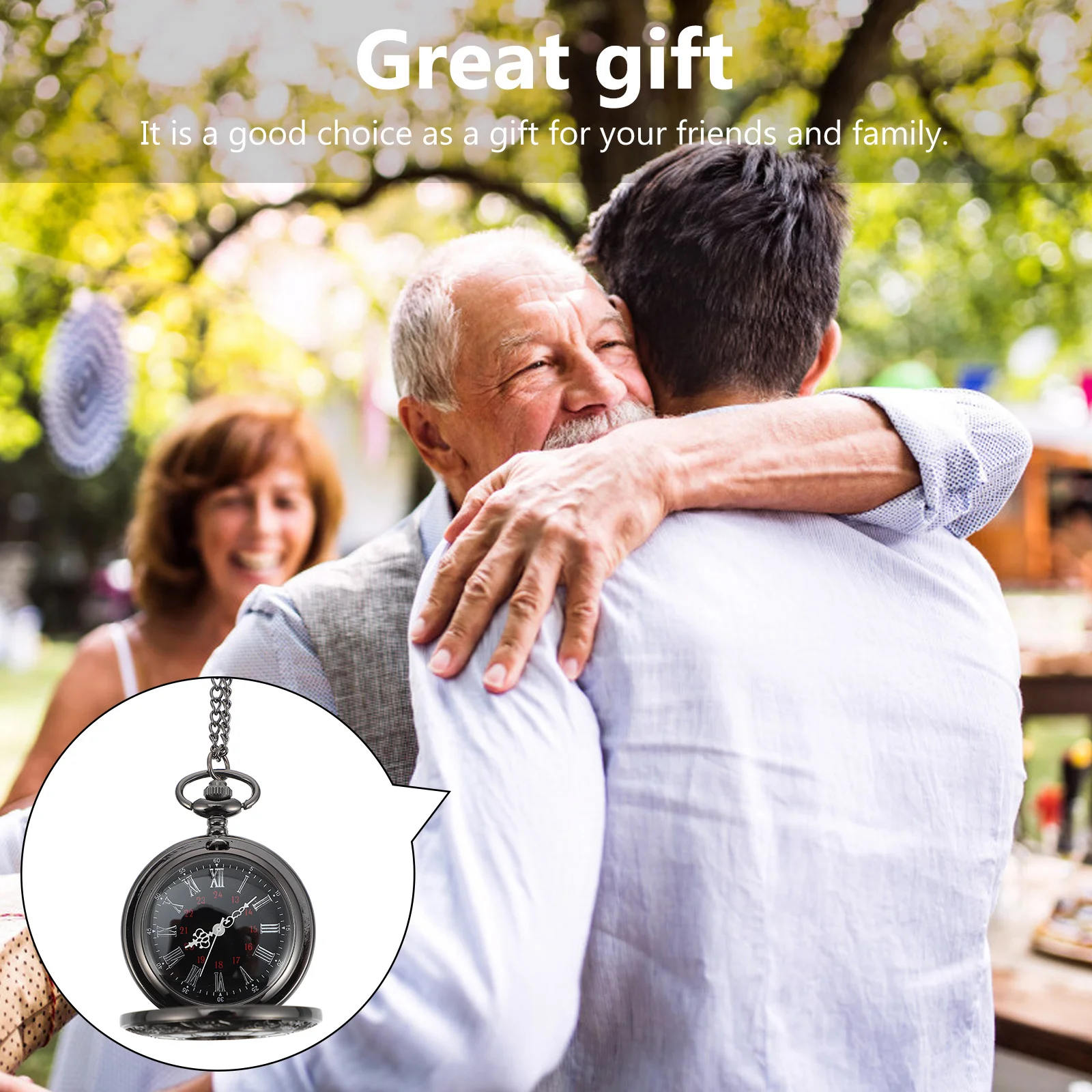 

1Pcs Chain Pocket Watch Exquisite and Stylish Easy to Decorate Convenient for Watching Time Practical Hanging Pocket Watch