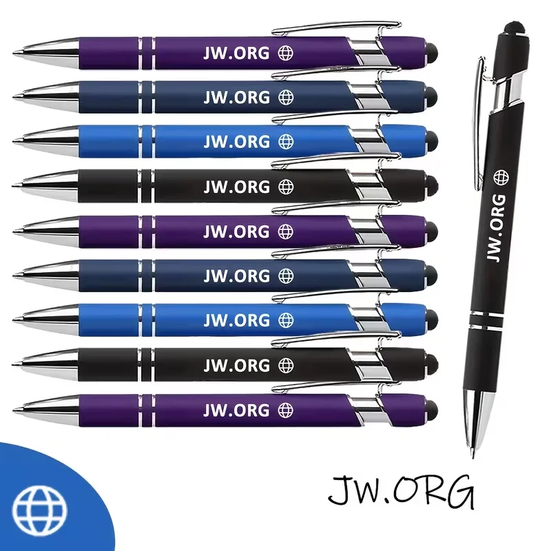 11-piece metal ballpoint pen set with 