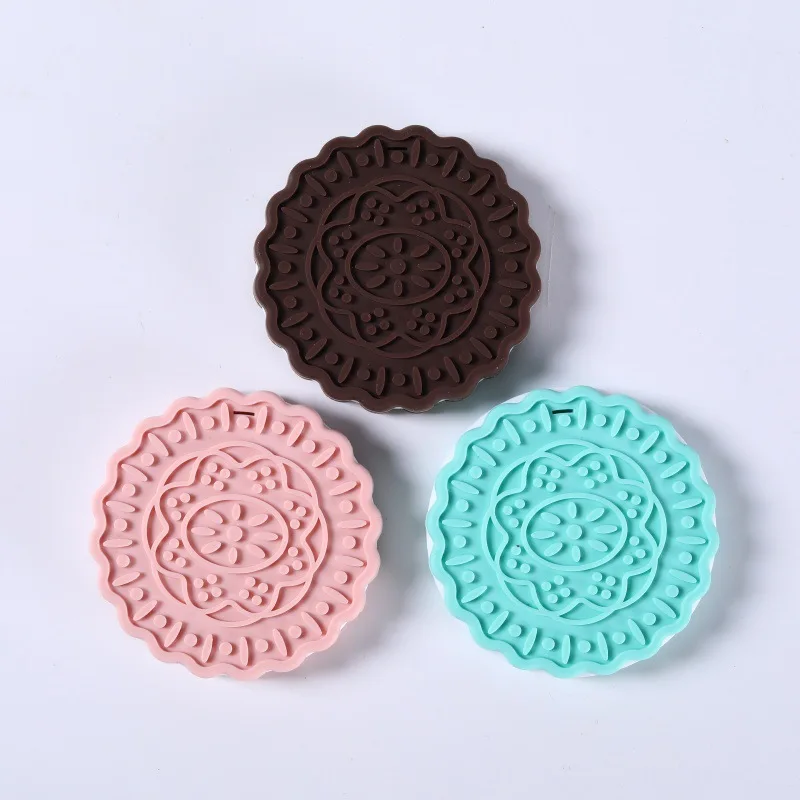 New Food-Grade Silicone Baby Cookies Teether Baby Teether Stick Children Soothing Toys 0-3 Years Old