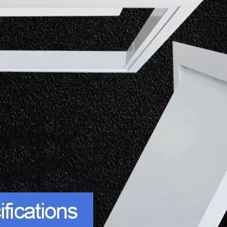 Aluminum Alloy Access Panel Easy-Snap Removable Inspection Hole Inspection Port Opening Flush Wall Ceiling Hole Cover Universal