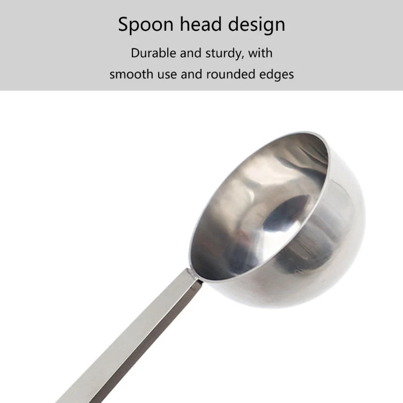 Multi Function Coffee Utensil Tamper and Spoon Combo Double Purpose Coffee Tamper for Precise Measurement and Tamping Dropship