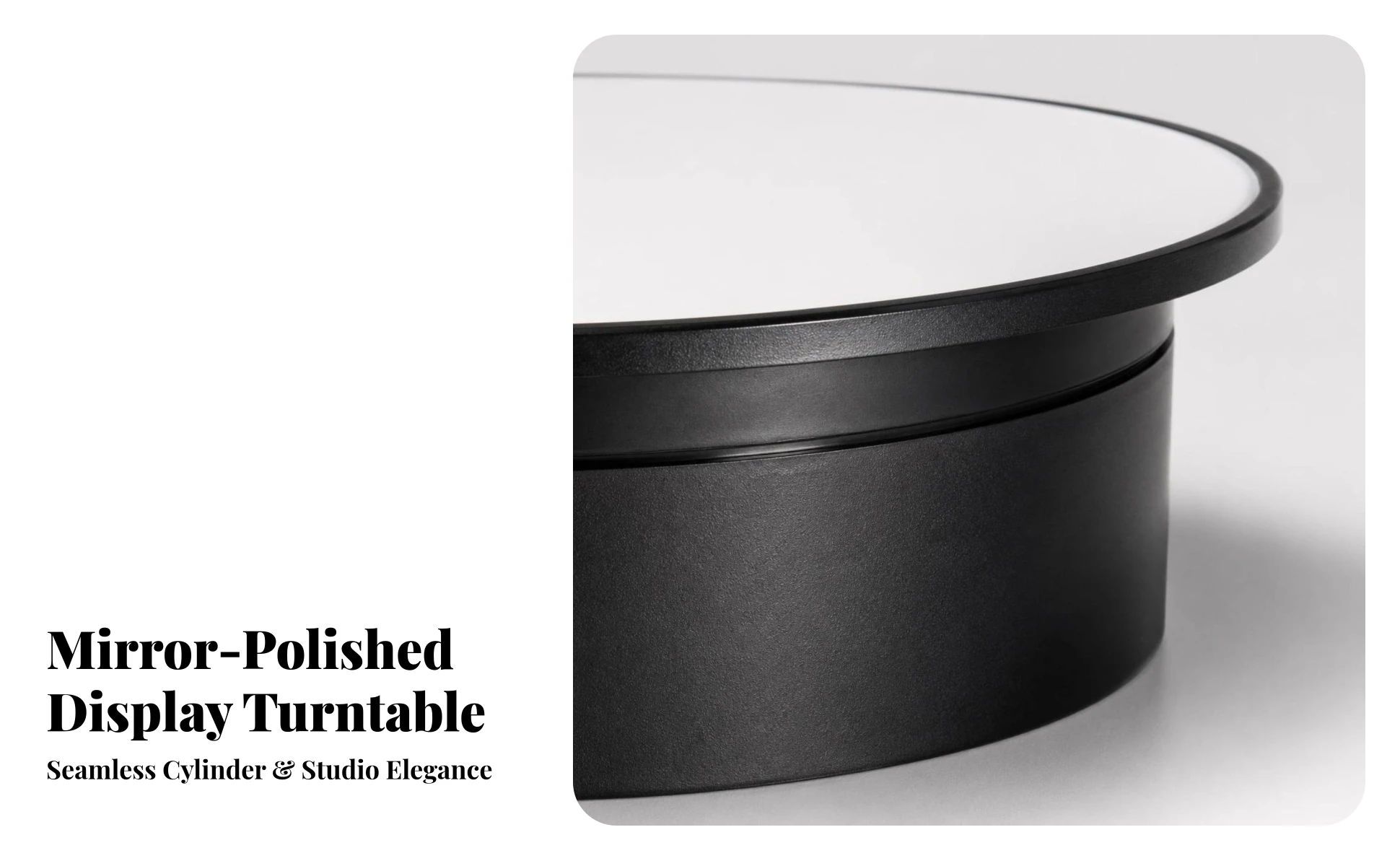 Electric Turntable with Mirror Top Adjustable Speed Turntable with Mirror Top Motorized Rotating Display Stand Silent Electric Turntable with Mirror Top Adjustable Speed Turntable with Mirror Top Motorized Rotating Display Stand Silent