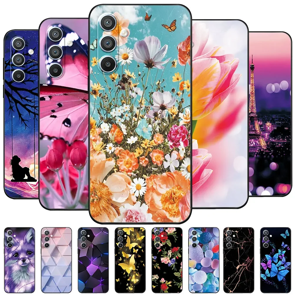 Case For Samsung A54 5G Coque TPU Soft Silicone Fashion Phone Funda For Samsung Galaxy A54 5G a54 A 54 Case Bumper Cover Capa