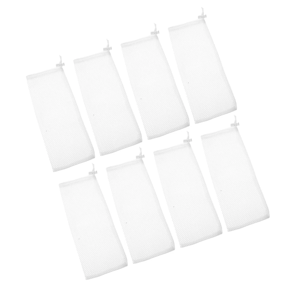 

8 Pcs Bird Feeder Mesh Bag Polyester Sack Funnels Hanging Deck Finch Feeders Outside Sock Birds Food Bag Pet Supplies