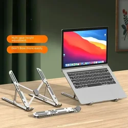 Składane laptopy biurkowe stojak ze stopu metali aluminium Notebook regulowany przenośny uchwyt na laptopa wsparcie dla Ipad Tablet Macbook